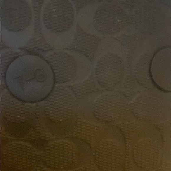 Coach Womens Amel Monogram Thong Flip Flop Rubber Bow size 7/8 NWT - Picture 6 of 6